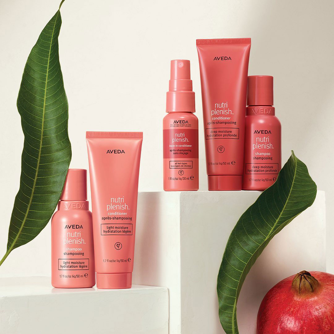 Aveda's Nutriplenish line of haircare products