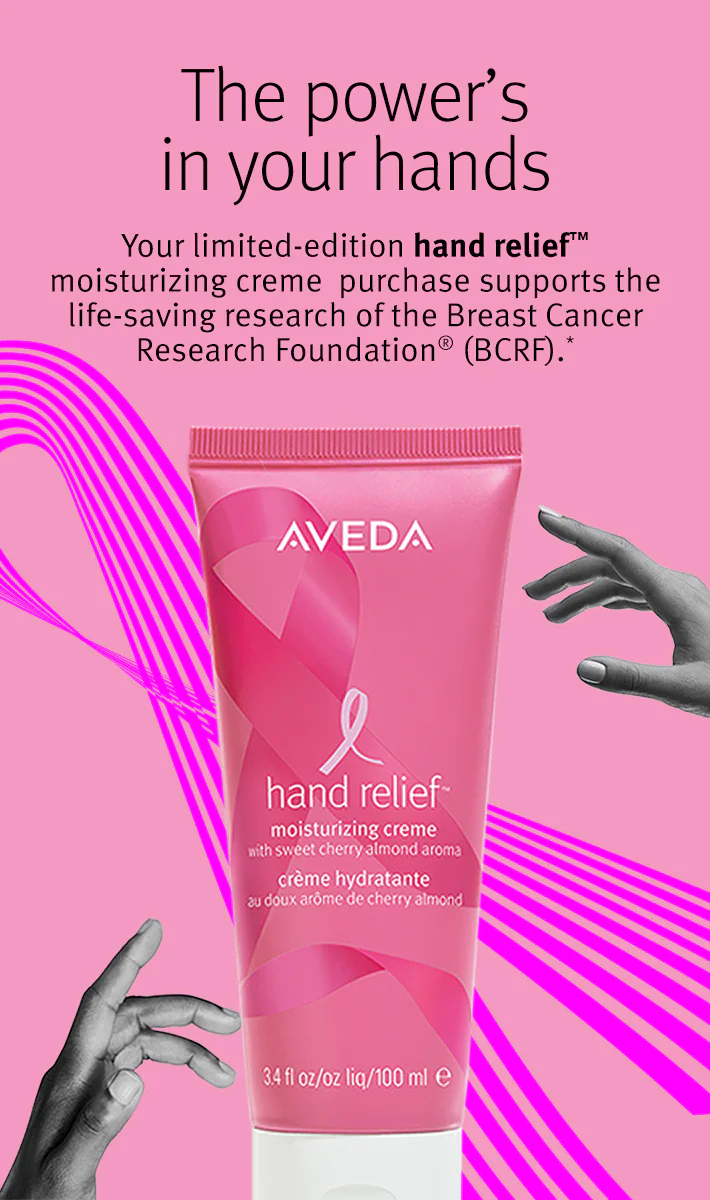 Featured image for Beauty That Gives Back: Aveda’s Limited-Edition Hand Relief Supports Breast Cancer Research - Salon Madeleine