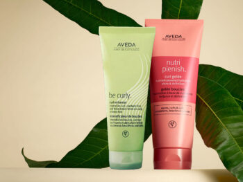 Aveda's be curly™ and Nutriplenish™ Curl Gelée